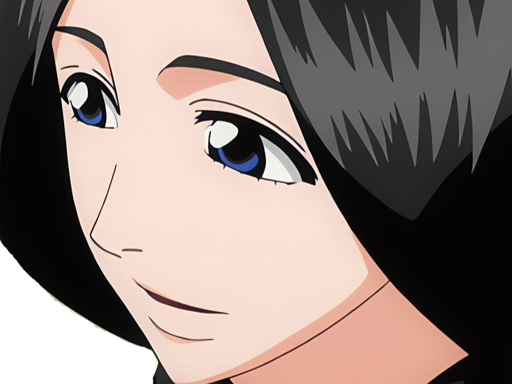 unohana retsu bleach cheveux noir yeux bleu fic bloop