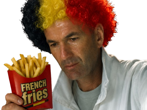 zidane belge defaite french fries frittes cdm frittix pleure zinedine zizou