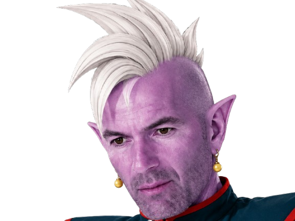 zidane zizou zinedine cdm kaio shin dbz dragon ball