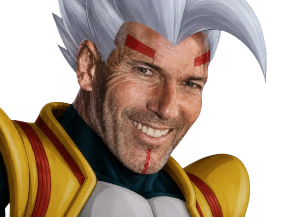 zidane zinedine zizou baby vegeta cdm dbz dragon ball dbgt