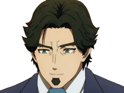 gori suido tokyo 24th ward anime homme cheveux-verts yeux-verts