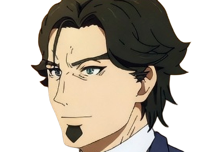 gori suido tokyo 24th ward anime homme cheveux-verts yeux-verts