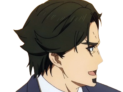 gori suido tokyo 24th ward anime homme cheveux-verts yeux-verts