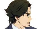 gori-suido-tokyo-24th-ward-anime-homme-cheveux-verts-yeux-verts