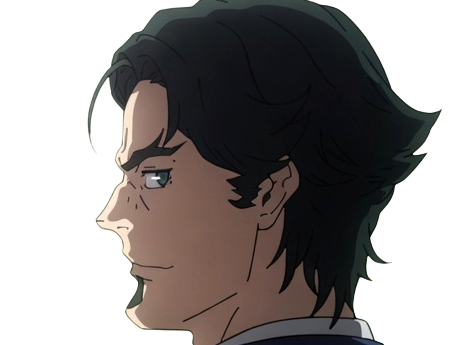 gori suido tokyo 24th ward anime homme cheveux-verts yeux-verts