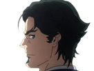 gori-suido-tokyo-24th-ward-anime-homme-cheveux-verts-yeux-verts