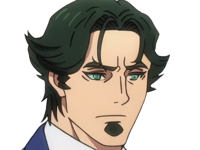 gori suido tokyo 24th ward anime homme cheveux-verts yeux-verts