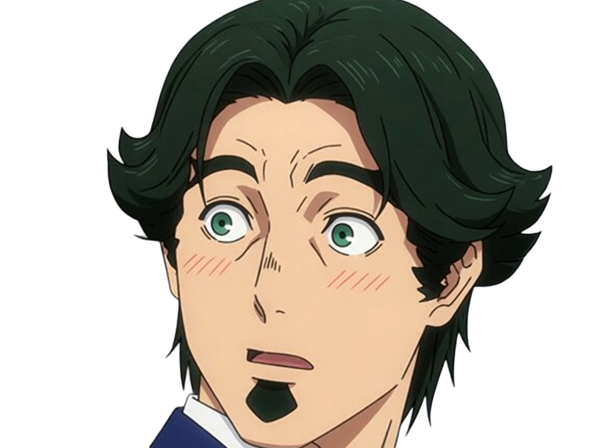 gori suido tokyo 24th ward anime homme cheveux-verts yeux-verts