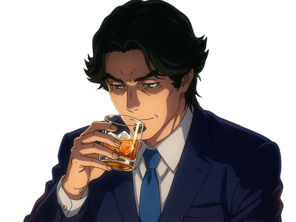 gori suido tokyo 24th ward anime homme cheveux-verts yeux-verts