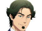 gori-suido-tokyo-24th-ward-anime-homme-cheveux-verts-yeux-verts