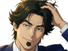 gori-suido-tokyo-24th-ward-anime-homme-cheveux-verts-yeux-verts