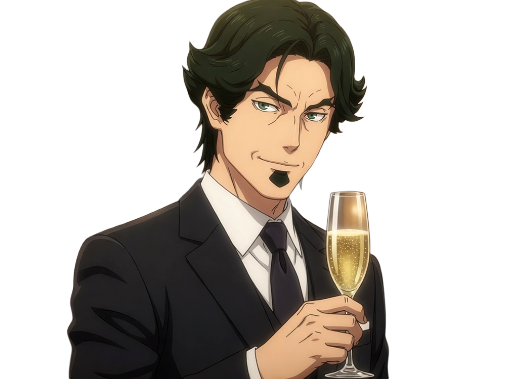gori suido tokyo 24th ward anime homme cheveux-verts yeux-verts