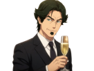 gori-suido-tokyo-24th-ward-anime-homme-cheveux-verts-yeux-verts