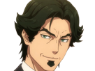 gori-suido-tokyo-24th-ward-anime-homme-cheveux-verts-yeux-verts
