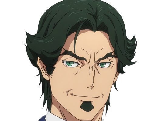 gori suido tokyo 24th ward anime homme cheveux-verts yeux-verts