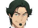 gori-suido-tokyo-24th-ward-anime-homme-cheveux-verts-yeux-verts