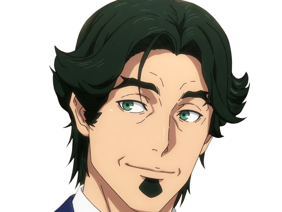 gori suido tokyo 24th ward anime homme cheveux-verts yeux-verts