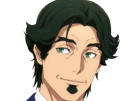 gori-suido-tokyo-24th-ward-anime-homme-cheveux-verts-yeux-verts