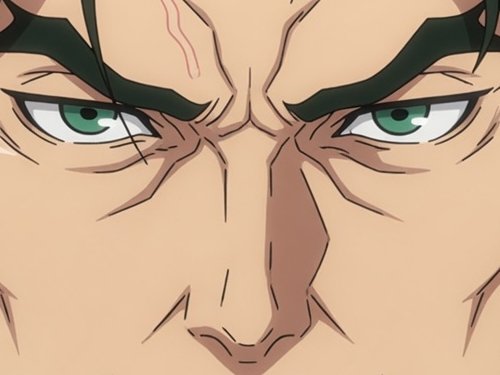 gori suido tokyo 24th ward anime homme cheveux-verts yeux-verts