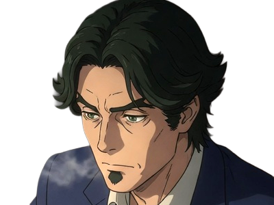 gori suido tokyo 24th ward anime homme cheveux-verts yeux-verts