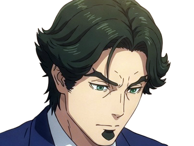 gori suido tokyo 24th ward anime homme cheveux-verts yeux-verts