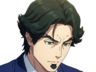 gori-suido-tokyo-24th-ward-anime-homme-cheveux-verts-yeux-verts
