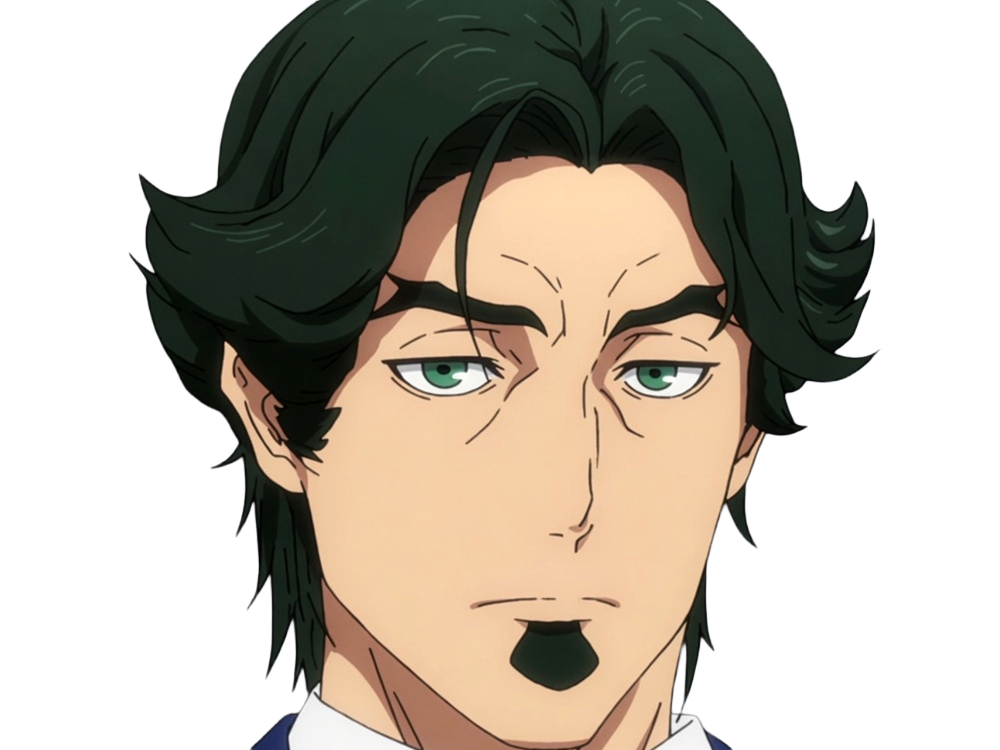 gori suido tokyo 24th ward anime homme cheveux-verts yeux-verts