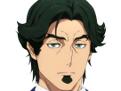 gori-suido-tokyo-24th-ward-anime-homme-cheveux-verts-yeux-verts