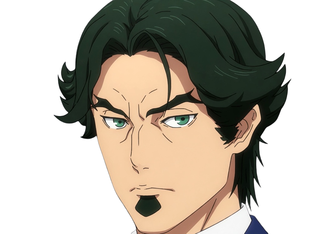 gori suido tokyo 24th ward anime homme cheveux-verts yeux-verts