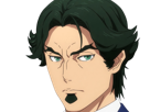 gori-suido-tokyo-24th-ward-anime-homme-cheveux-verts-yeux-verts