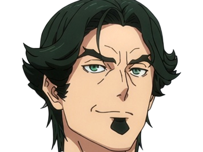 gori suido tokyo 24th ward anime homme cheveux-verts yeux-verts