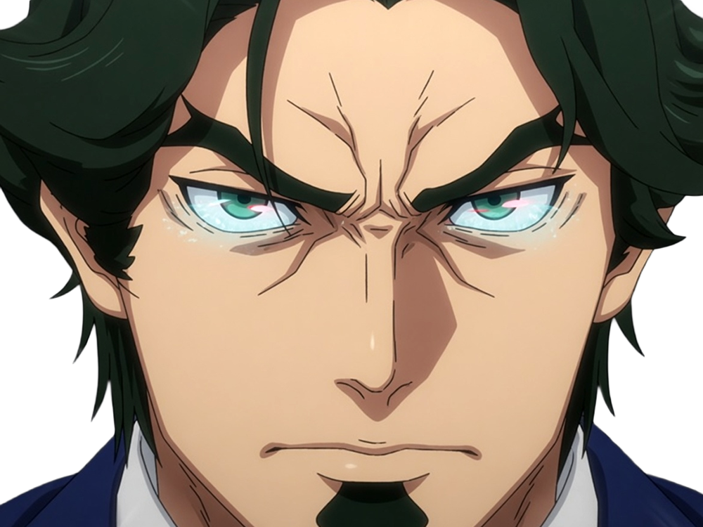 gori suido tokyo 24th ward anime homme cheveux-verts yeux-verts