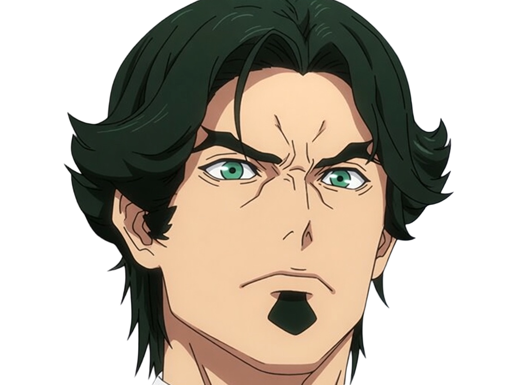 gori suido tokyo 24th ward anime homme cheveux-verts yeux-verts