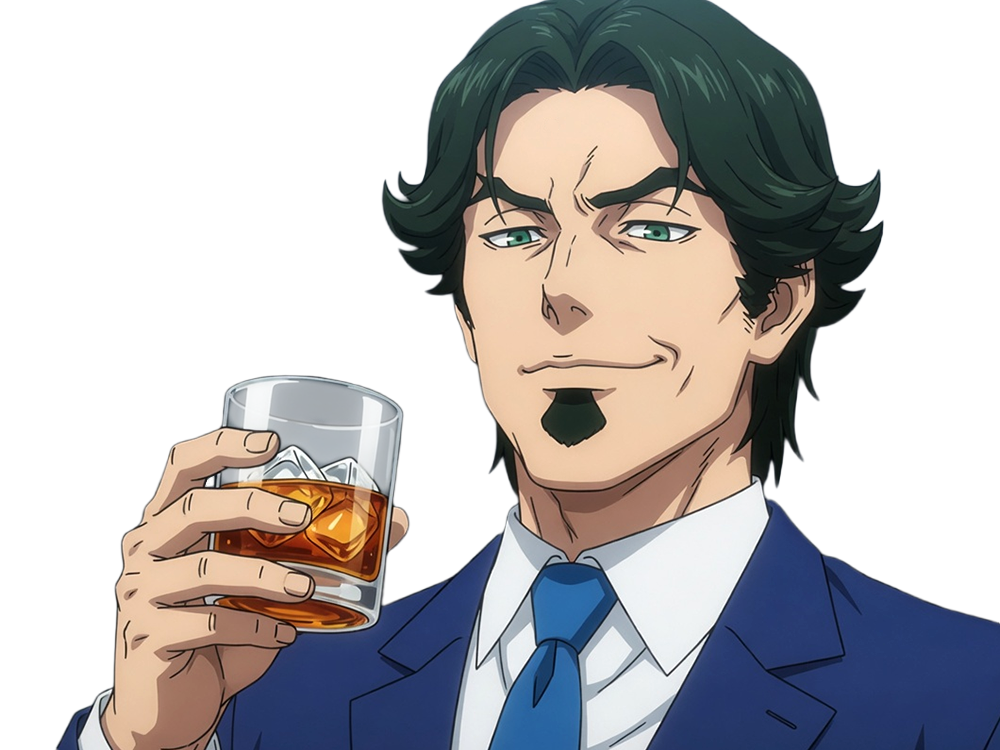 gori suido tokyo 24th ward anime homme cheveux-verts yeux-verts