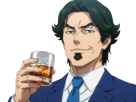 gori-suido-tokyo-24th-ward-anime-homme-cheveux-verts-yeux-verts