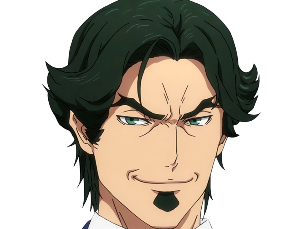 gori suido tokyo 24th ward anime homme cheveux-verts yeux-verts