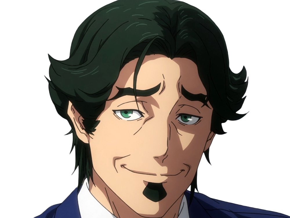 gori suido tokyo 24th ward anime homme cheveux-verts yeux-verts
