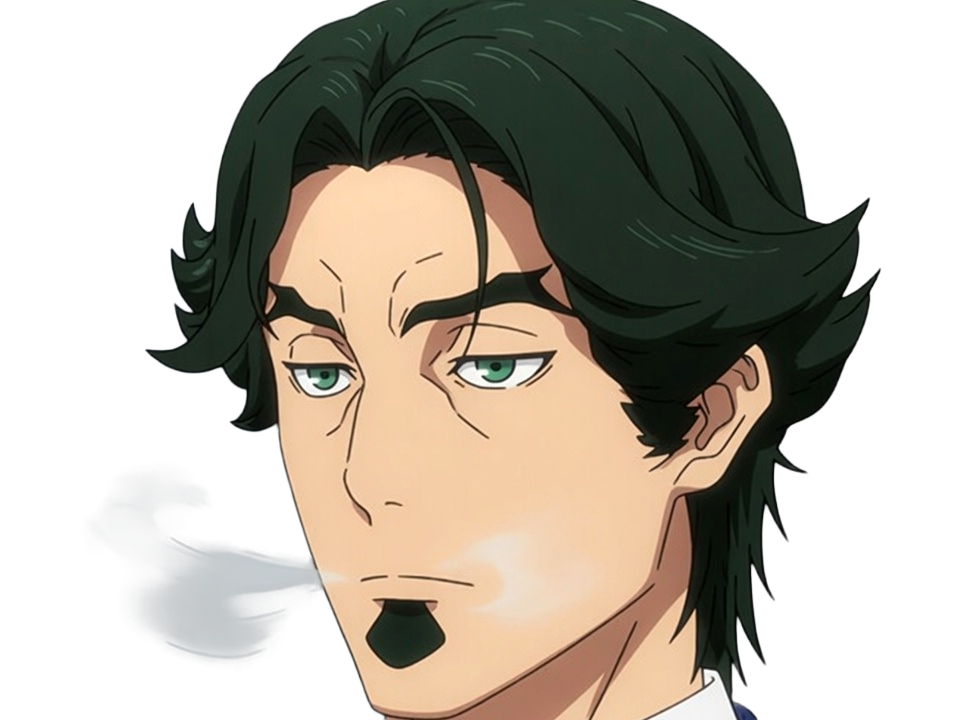 gori suido tokyo 24th ward anime homme cheveux-verts yeux-verts