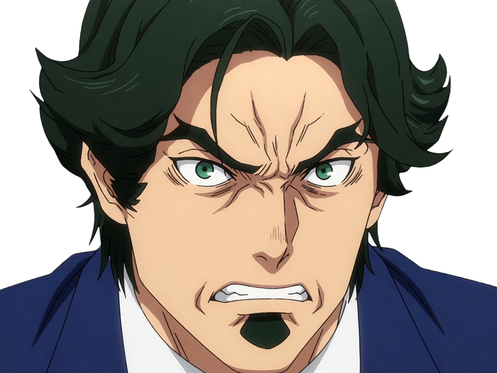 gori suido tokyo 24th ward anime homme cheveux-verts yeux-verts