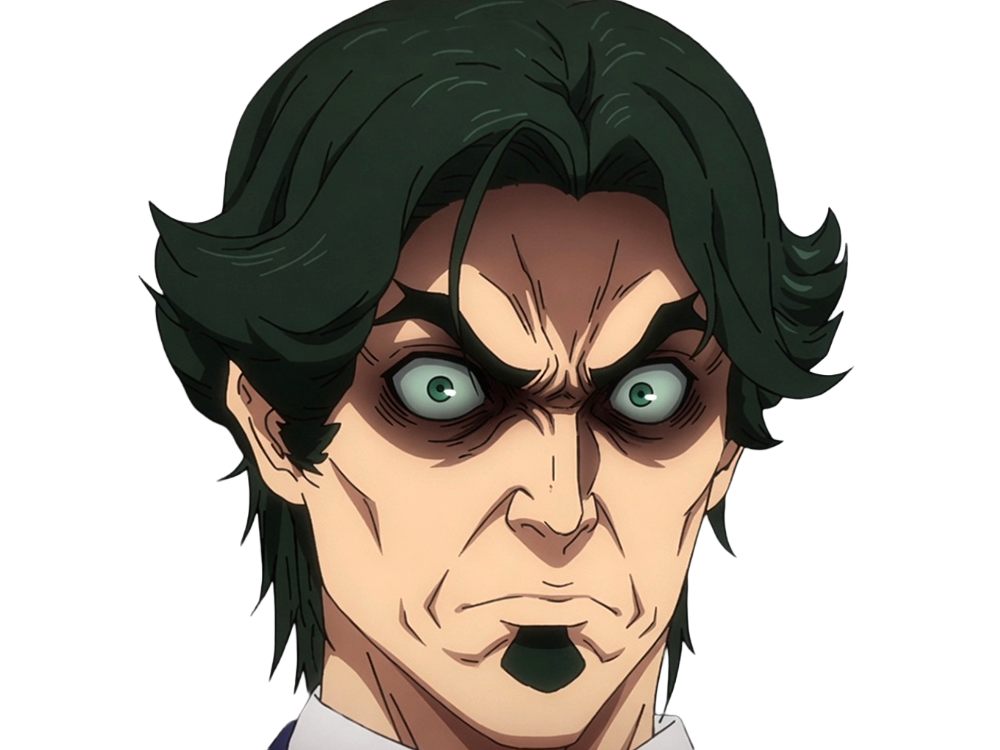 gori suido tokyo 24th ward anime homme cheveux-verts yeux-verts