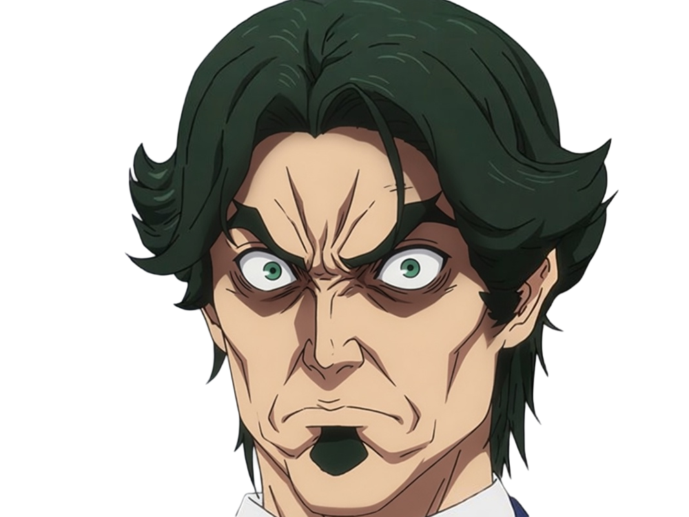 gori suido tokyo 24th ward anime homme cheveux-verts yeux-verts