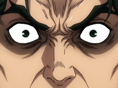 gori suido tokyo 24th ward anime homme cheveux-verts yeux-verts