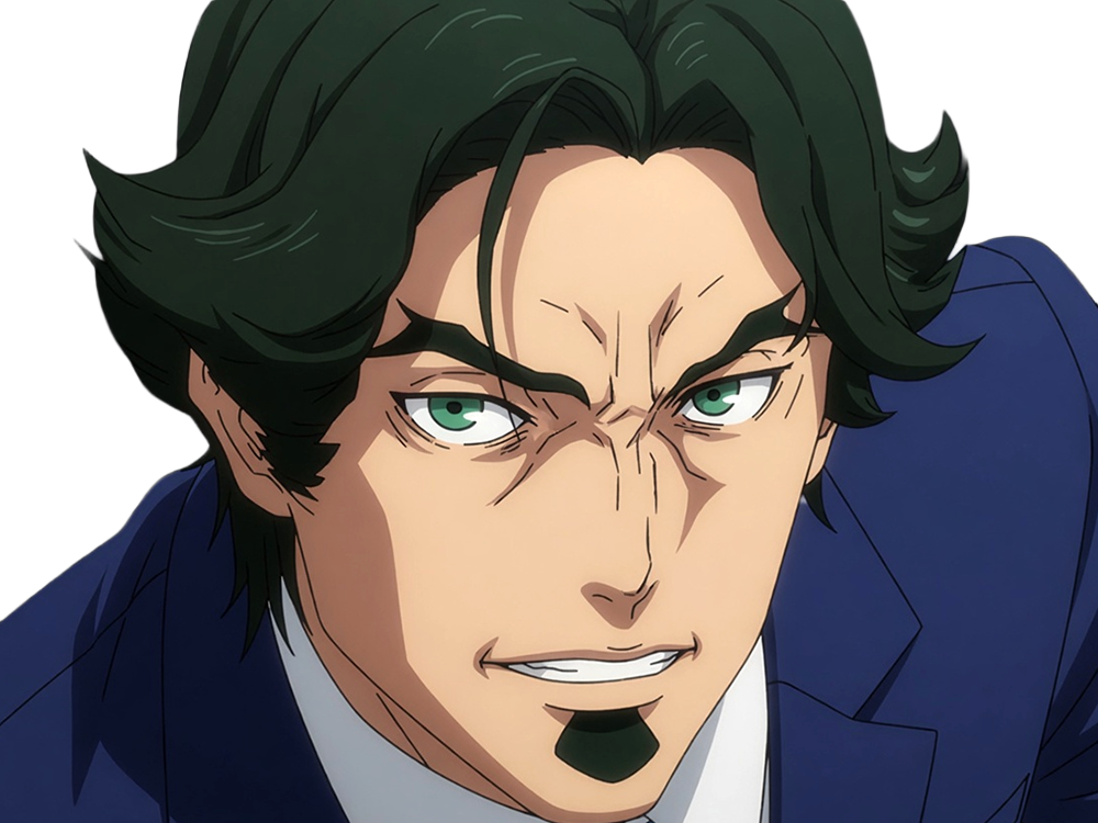 gori suido tokyo 24th ward anime homme cheveux-verts yeux-verts