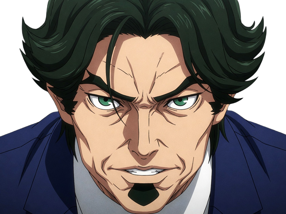 gori suido tokyo 24th ward anime homme cheveux-verts yeux-verts