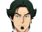 gori-suido-tokyo-24th-ward-anime-homme-cheveux-verts-yeux-verts