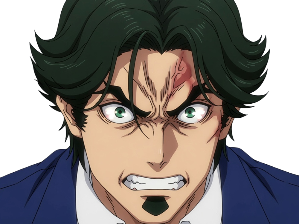 gori suido tokyo 24th ward anime homme cheveux-verts yeux-verts
