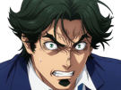 gori-suido-tokyo-24th-ward-anime-homme-cheveux-verts-yeux-verts