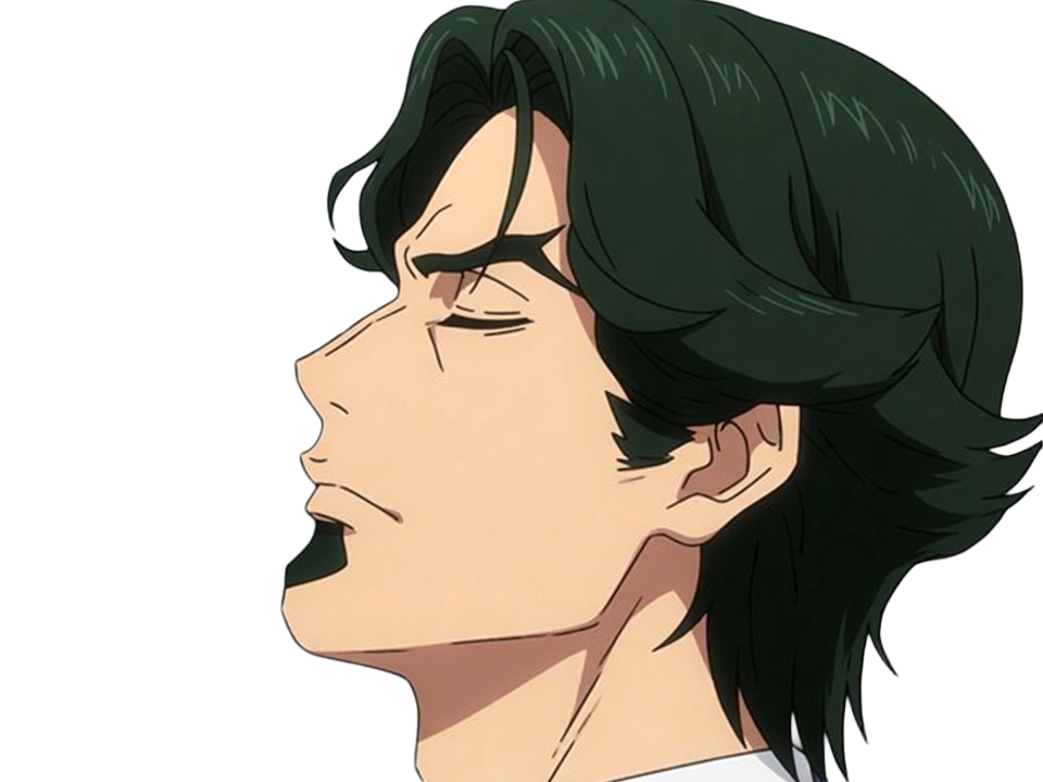gori suido tokyo 24th ward anime homme cheveux-verts yeux-verts