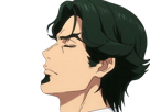 gori-suido-tokyo-24th-ward-anime-homme-cheveux-verts-yeux-verts