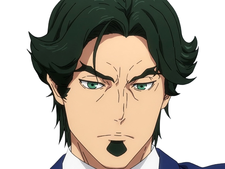gori suido tokyo 24th ward anime homme cheveux-verts yeux-verts